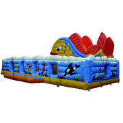 Finding Nemo inflatable amusement park